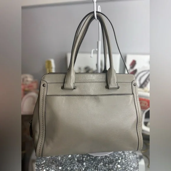 Coach 2015 calf leather Swagger Frame Satchel EUC - Picture 4 of 16